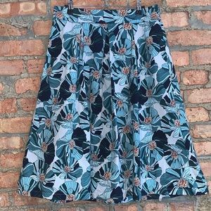 LOFT Floral Skirt